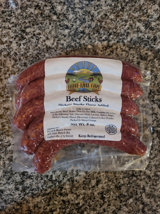 Beef Snack Sticks- 1/2 lb.